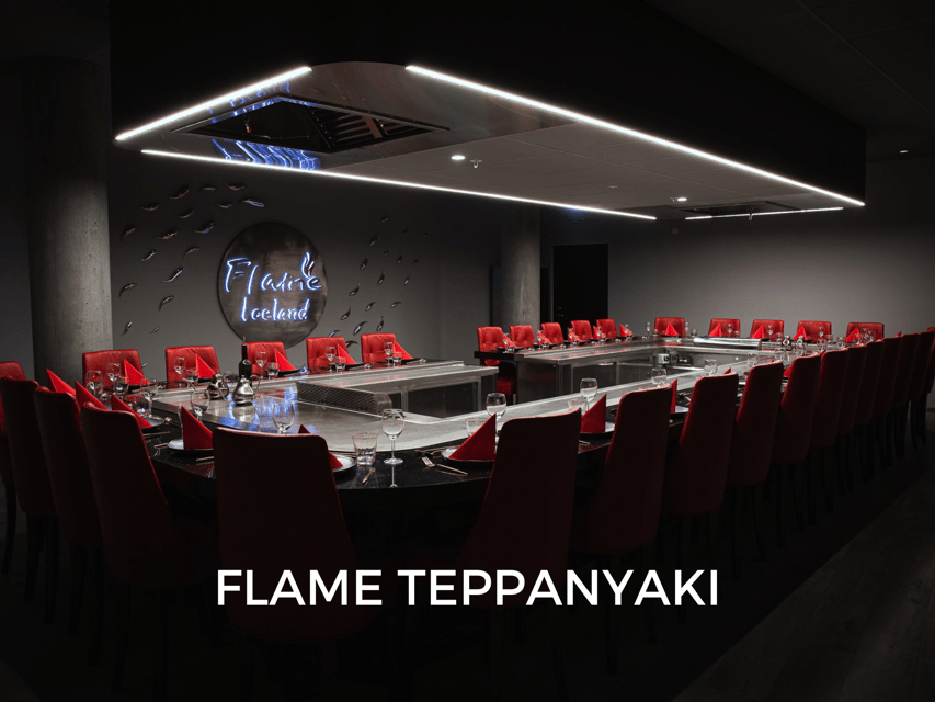 Reykjavík: 7-Course Teppanyaki Tasting Menu with Fire Show - Fire-Show Teppanyaki With a Local-Ingredient Focus