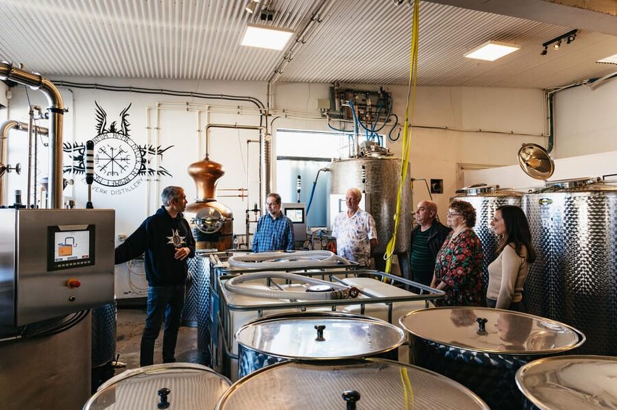 Reykjavik: Eimverk Distillery Guided Tour with Tasting - What you taste: Flóki whiskey, Vor Premium Gin, Víti Brennivín