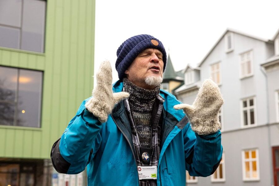 Reykjavik: Feline-Focused City Walking Tour - Ingólfstorg pillars, Gyllti kötturinn, and Lake Tjornin as your cat-themed map