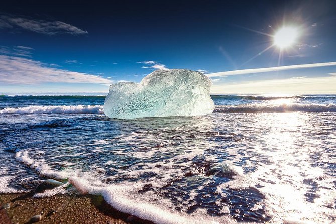 Reykjavik: Glacier Lagoon Boat Ride & South Coast Full Day Tour - Vík stop: coastal town time without the pressure