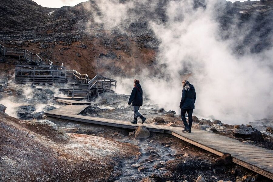 Reykjavík: Guided Afternoon Hiking Tour to New Volcano Site - The transfer through Reykjanes: Meradalir and the feeling of being near the newest changes