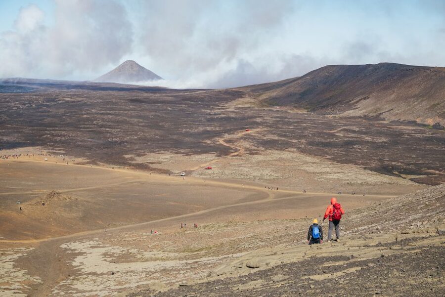 Reykjavik: Guided Tour to Volcano and Reykjanes Geopark - Fagradfjall Volcano hike: what the 5.5 km lava walk actually demands
