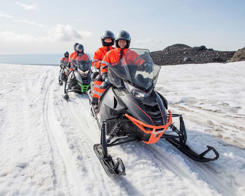 Reykjavik: Iceland South Coast & Glacier Snowmobile Tour - The glacier snowmobile ride on Mýrdalsjökull: what you should expect