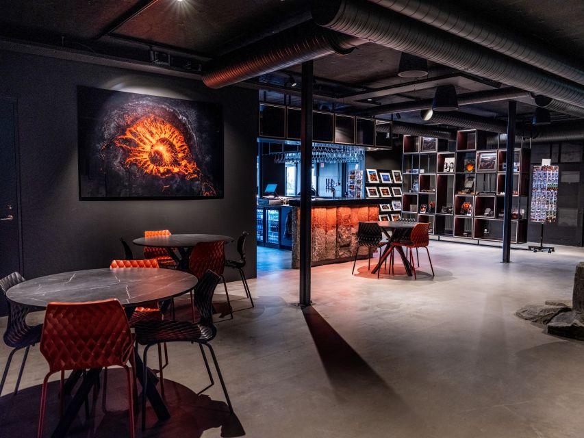 Reykjavik: LAVA SHOW - Immersive Experience Entry Ticket - Premium Add-Ons: Lounge Drink, Balcony Seats, and the Furnace Room