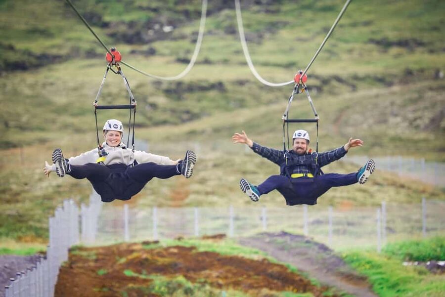 Reykjavik: Mega Zipline Adventure - Reykjavik to the Kambar Plateau, where your feet hit the cold