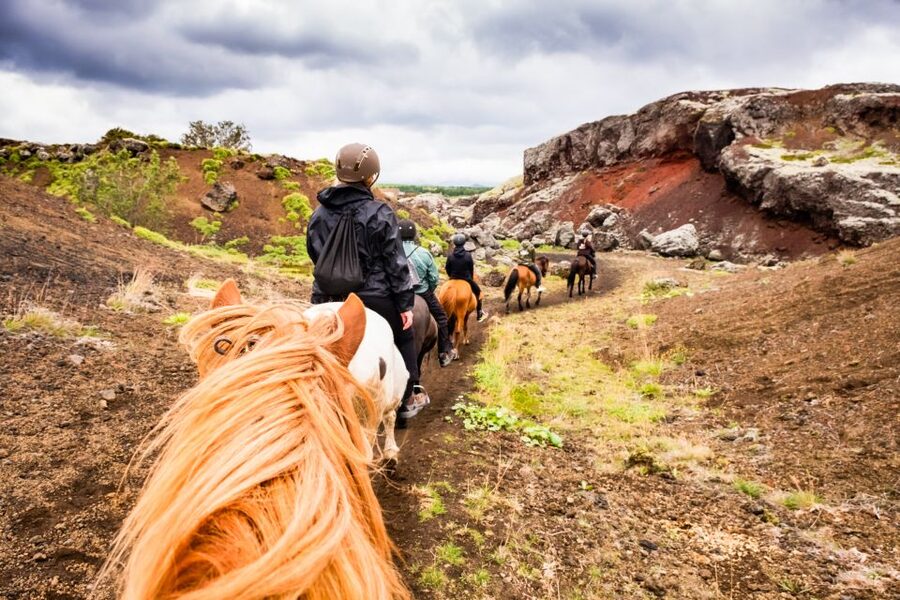 Reykjavik: Red Lava Horse Riding Tour - Where the Tour Starts: Stables, Helmets, and Getting Matched