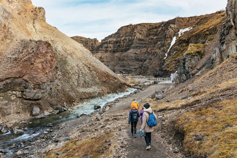 Reykjavik: Silver Circle Tour, Canyon Ride, & Thermal Baths - Hraunfossar and Barnafoss: Lava Waterfalls With Real Stories