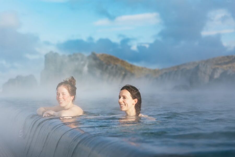 Reykjavik: Sky Lagoon Admission with Transfer - Timing tips: sunset soaking, wind management, and how long to plan