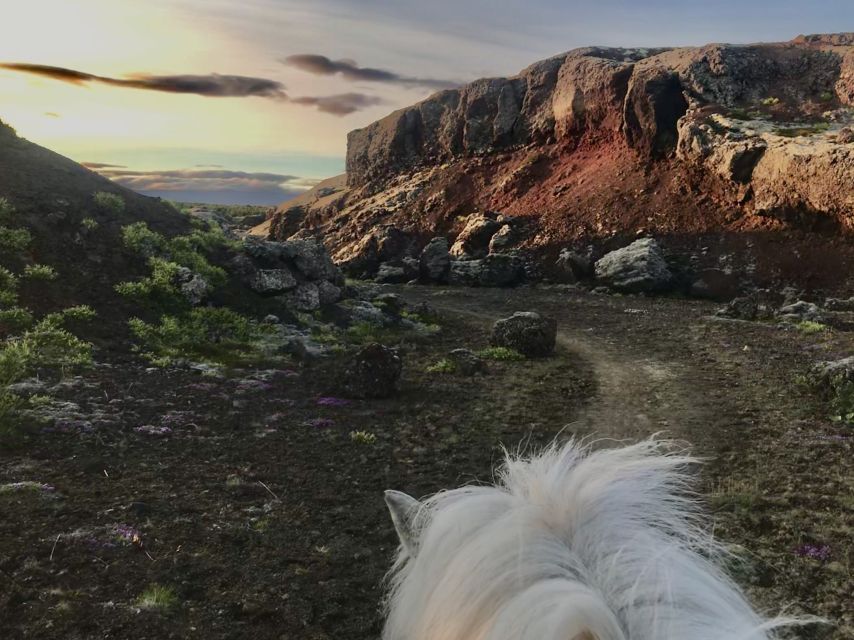 Reykjavik: Small-Group Horse Volcano Riding Tour with Pickup - Horse selection, helmets, and the short lesson