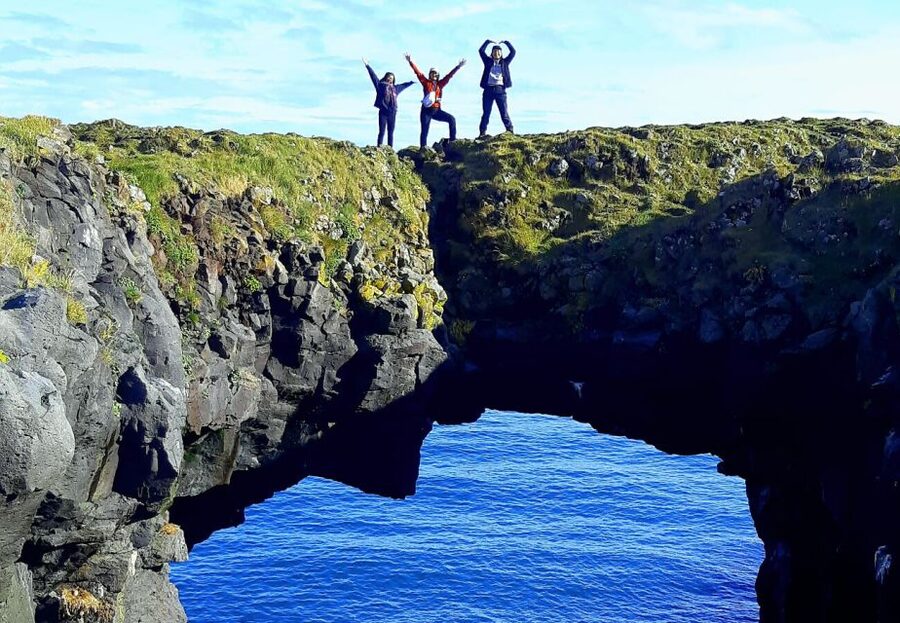 Reykjavik: Small-Group Snæfellsnes Day Trip - Arnarstapi and Hellnar cliffs: mossy rock, natural harbors, and sea air