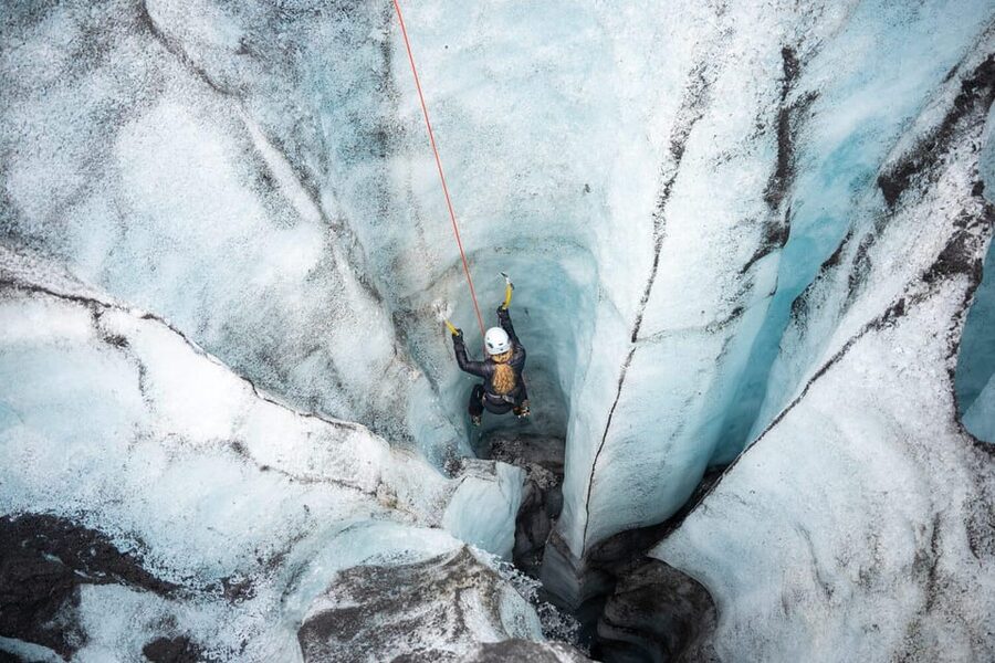 Reykjavík: Sólheimajökull Glacier Hike & Ice Climbing Intro - Ice Climbing Intro: Learning the Wall Without Panic