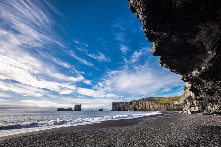 Reykjavík: South Coast Waterfalls, Black Sand & Glacier Tour - Vík Lunch Stop: A Real Break in Iceland’s Southern Mood