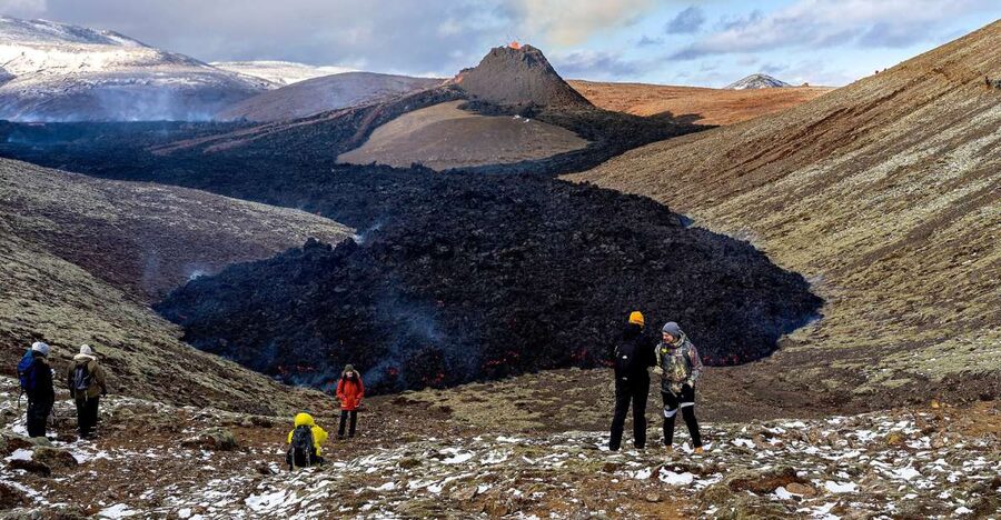Reykjavík: Volcano Hike, Visit Grindavík and Blue Lagoon - Seltún Geothermal Area: where your brain goes, wait, is this real?