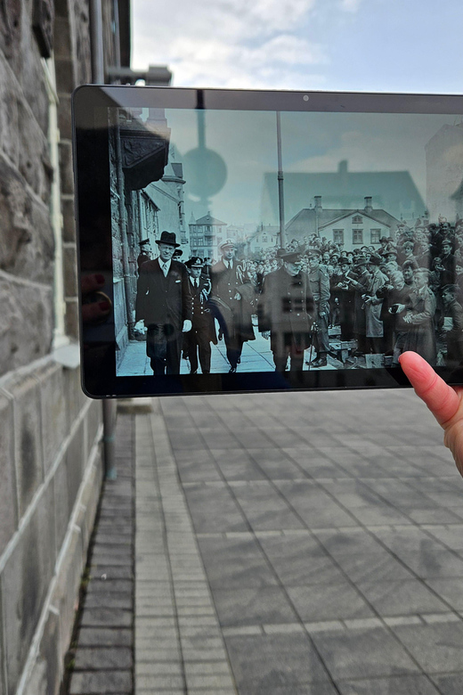 Reykjavik: World War II Walking tour around the city centre - The German Residence stop, getting past one-sided WWII narratives