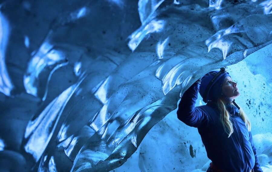 Skaftafell: Ice Cave Tour and Glacier Hike - On the glacier: crampons, crevasses, ridges, and moulins