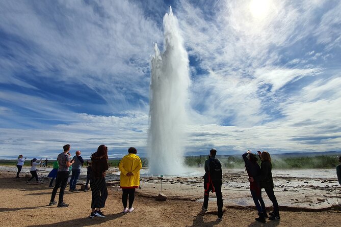 Small-Group Golden Circle, Sky Lagoon with Ticket & Kerid Crater - Sky Lagoon, infinity-pool soak plus the 7-step hotpot ritual