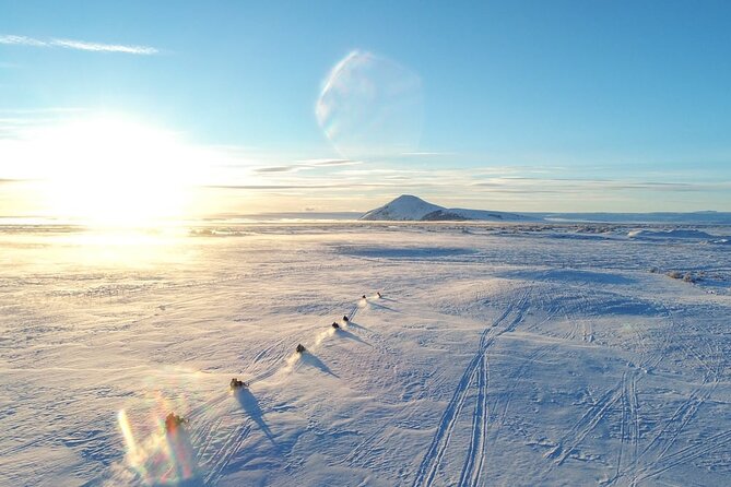 Snowmobile Tour by Lake Mývatn - Getting kitted up at Myvatn Snowmobile Hella and the safety talk that matters