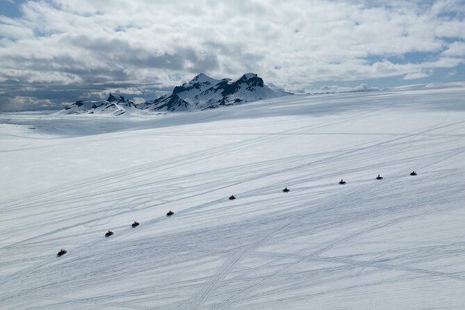 Snowmobiling on Langjökull Glacier from Geysir Area - Super truck to the glacier hut: why the transfer matters