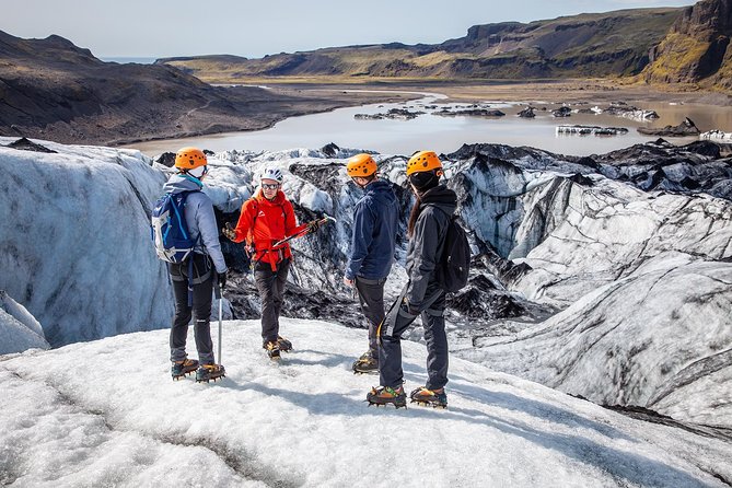 Sólheimajökull Glacier Hike – Adventure in a Small Group - On the glacier: blue ice, crevasses, cauldrons, and those stop-and-stare moments