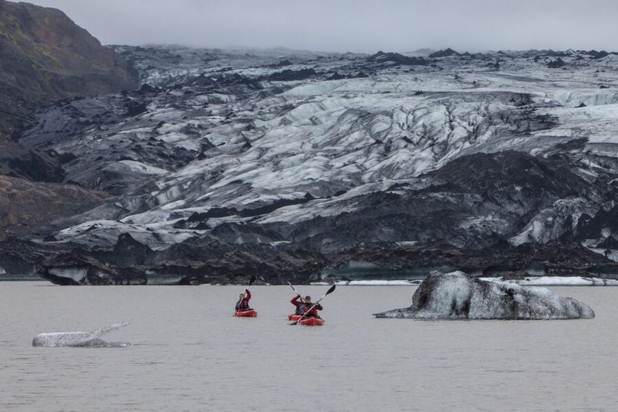 Sólheimajökull: Guided Kayaking Tour on the Glacier Lagoon - The Walk to the Water: Quick Terrain Check