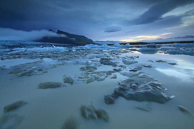 South Coast and Glacier Lagoon Day Trip by Super Jeep from Reykjavik - Svínafellsjökul glacier edge and the long, quiet magic of Jökulsárlón