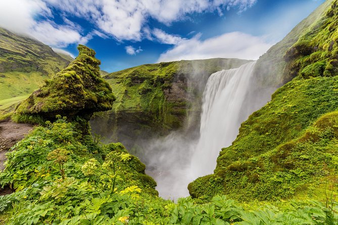 South Coast Iceland from Reykjavik with Guide & Touchscreen Audio - Seljalandsfoss: the waterfall you can walk behind, if you bring the right gear