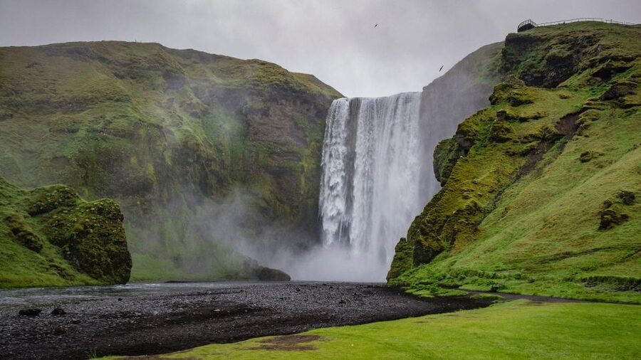 South Coast of Iceland. Black beach, glaсier, waterfalls... - Skógafoss: Bigger Than It Sounds, Better Than a Quick Photo