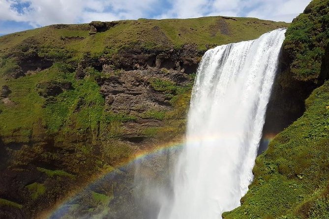 South Coast. Private Day Tour from Reykjavik - Skogafoss, big spray, and the rainbow odds