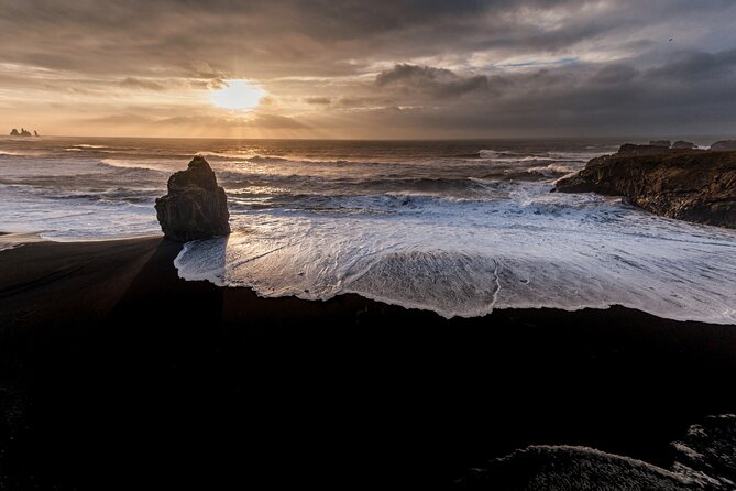 South Coast Private Guided Tour + Blue Lagoon(optional) - Reynisfjara black sand: basalt stacks, real safety, no shortcuts