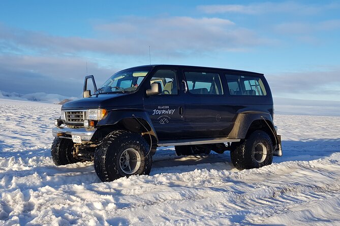 Super Jeep Glacier Tour on Vatnajökull - Riding up: lava fields, black sand, and a climb of around 1000 meters