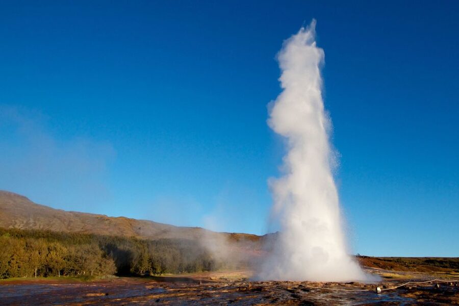 The Golden Circle & Hop On - Hop Off Combo Deal - Gullfoss waterfall: a step fall with serious drop energy