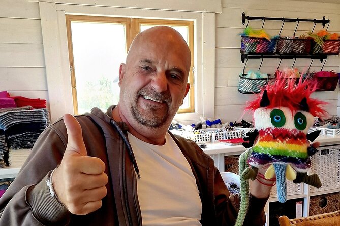 The Wool Monster Workshop - make your own souvenir! - A one-hour wool craft session near Reykjavik
