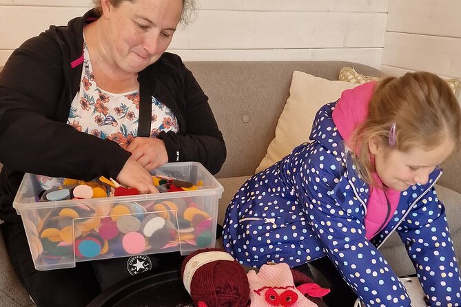 The Wool Monster Workshop - make your own souvenir! - Making your Wool Monster souvenir, what happens during the hour