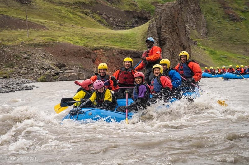 Varmahlíð: Guided Family Rafting Trip - Family rafting in Varmahlíð, Iceland, with pro safety in the mix