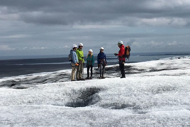 Vatnajökull Glacier Walk from Hali - Guides turn ice into stories: Christina, Mihai, Mike, and Bjorg