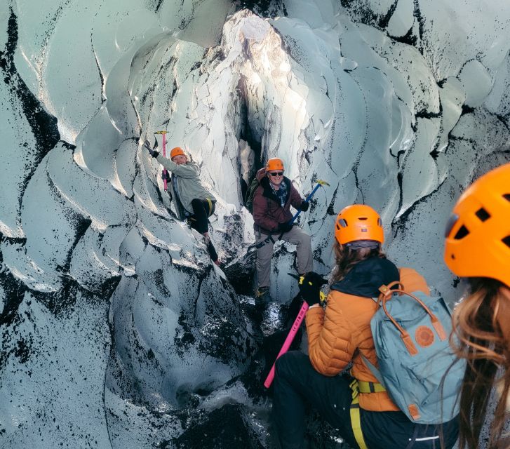 Vik: Guided Glacier Hike on Sólheimajökull - Ice colors, ash streaks, and how to get the best photos without slowing the group