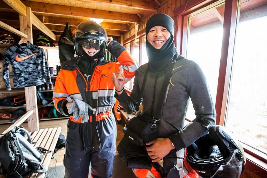 Vik: Mýrdalsjökull Snowmobile Adventure - The Modified Glacier Truck Ride Up to the Ice Edge