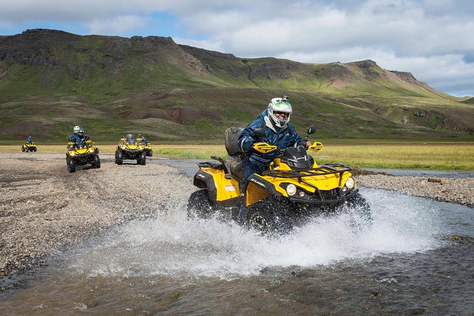 Volcanic Springs ATV adventure from Reykjavik - The ride route: Ulfarsfell, Hengill views, and geothermal steam areas