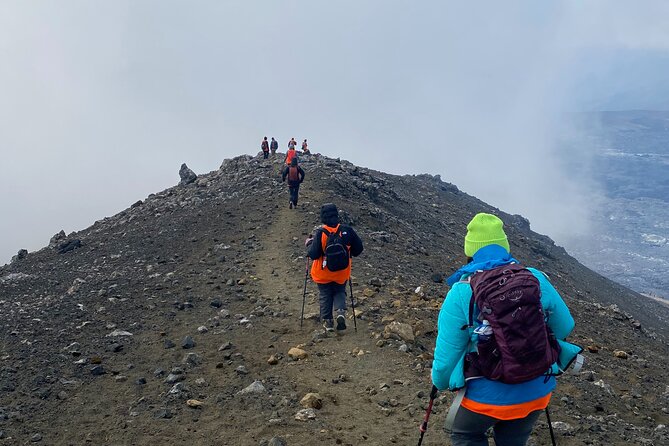 Volcano Eruption Site Hike from Reykjavik - What to pack for a muddy, windy volcano day