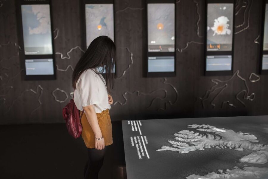 Volcano Exhibition and Cinema - Lava Centre Iceland - Fiery Heart of Iceland: magma up-flow, hotspots, and cause and effect