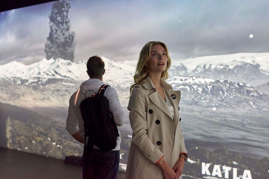 Volcano Exhibition and Cinema - Lava Centre Iceland - Magma Learning Center: volcanic structures and how tephra forms
