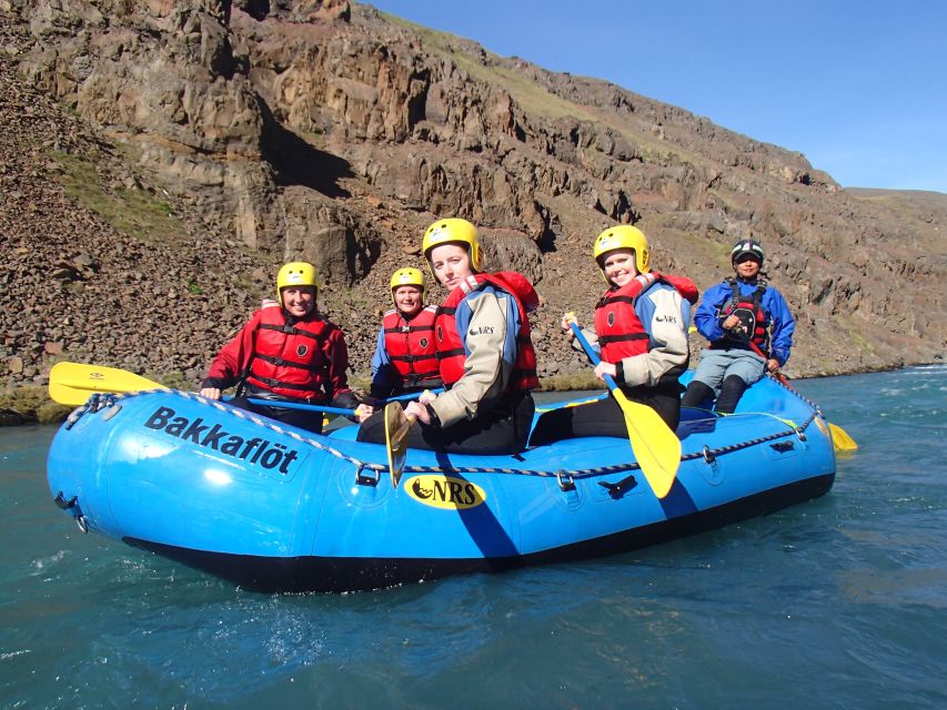 West Glacial River Family Rafting - Where West Glacial River rafting starts: Bakkaflöt and the onsite boathouse