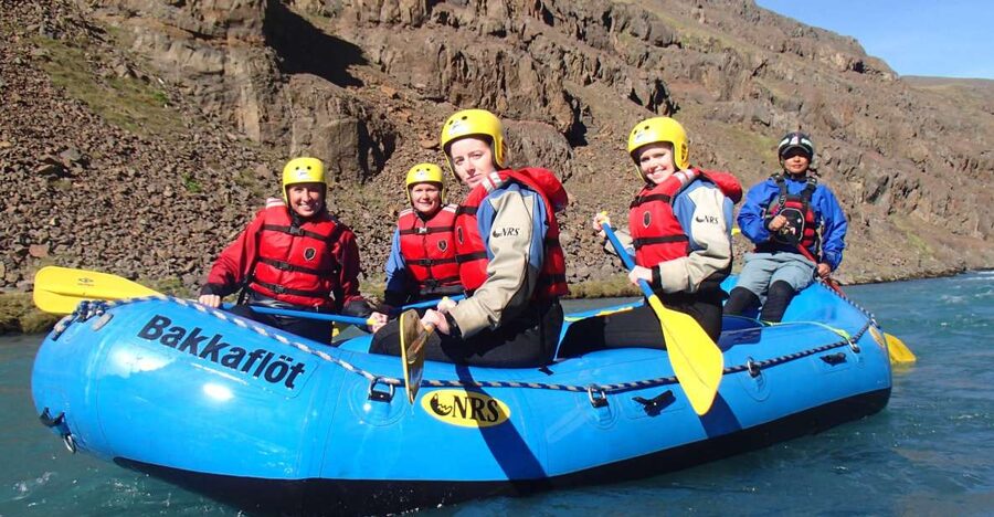 West Glacial River Family Rafting - Getting back to base and soaking in the hot tubs