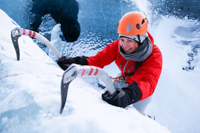 Winter Ice Cave + Climbing Private Photoshoot - 20 Shot Package - Gear, boots, and winter reality you should not ignore